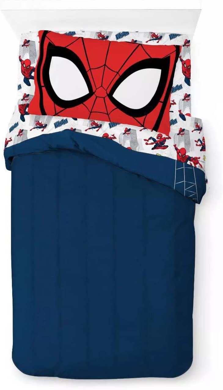 Spiderman Web Slinger Twin Reversible Comforter - Comforter Only