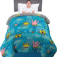 Spongebob on The Run Kids Bedding Reversible Comforter, Twin/Full Size 72" x 86"