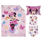 Disney Minnie Mouse 4-Piece Toddler Bedding, "Have Fun", Pink and Lavender, Toddler Bed Size
