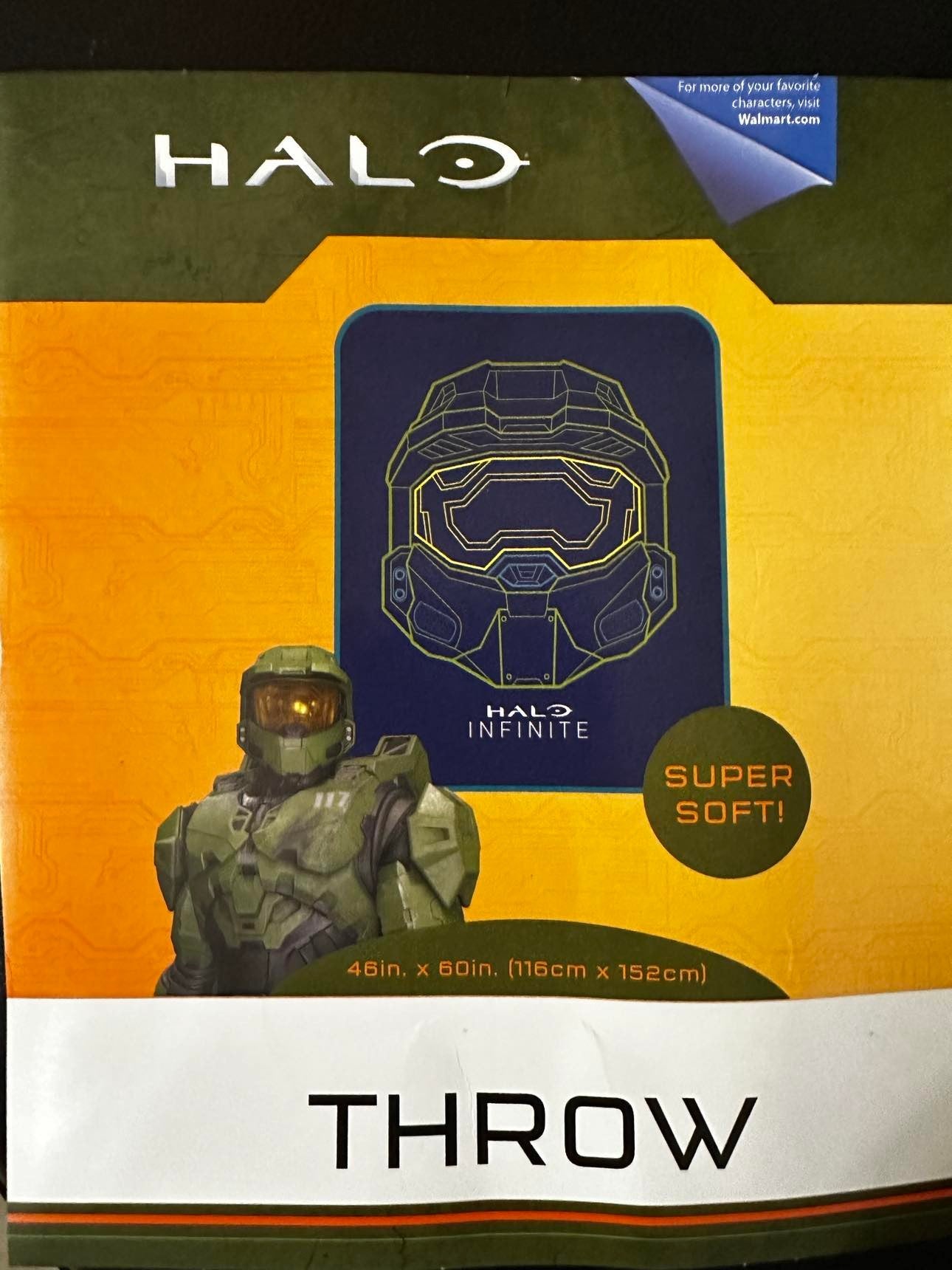 Halo Infinite  "Helmet Toddler Fleece Throw 50"x60" Blanket