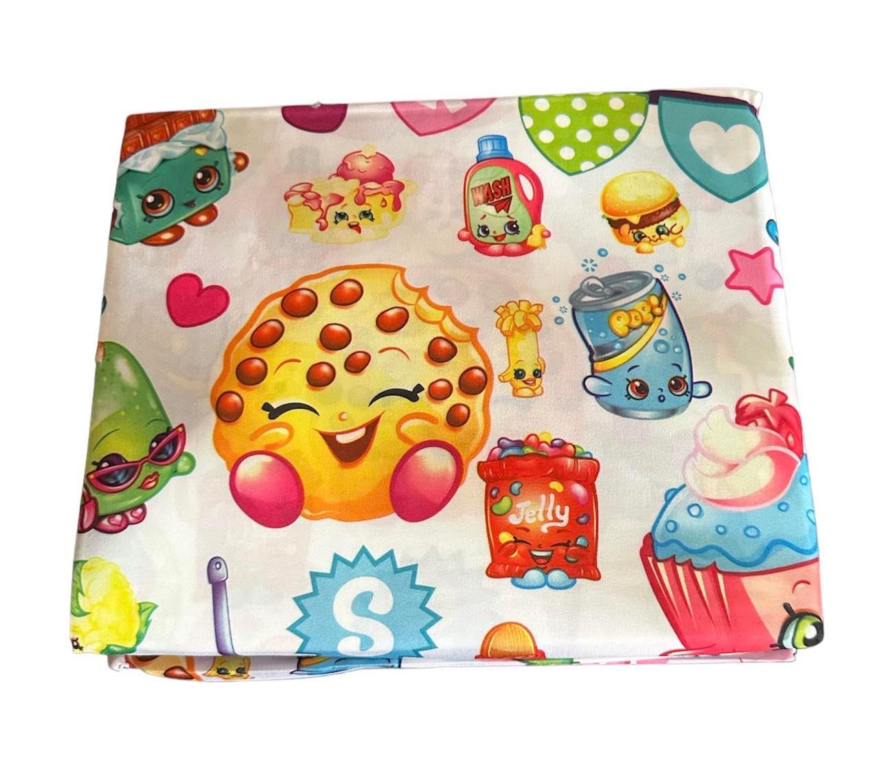 Shopkins 3 pieces Super Soft Kids Twin Sheet Set