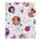 Disney Minnie Mouse 4-Piece Toddler Bedding, "Have Fun", Pink and Lavender, Toddler Bed Size