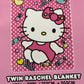 Hello Kitty Polka Dot Twin 60"x80" Extra Soft Plush Blanket